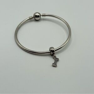 AUTHENTIC PANDORA I Love My Dog Dangle